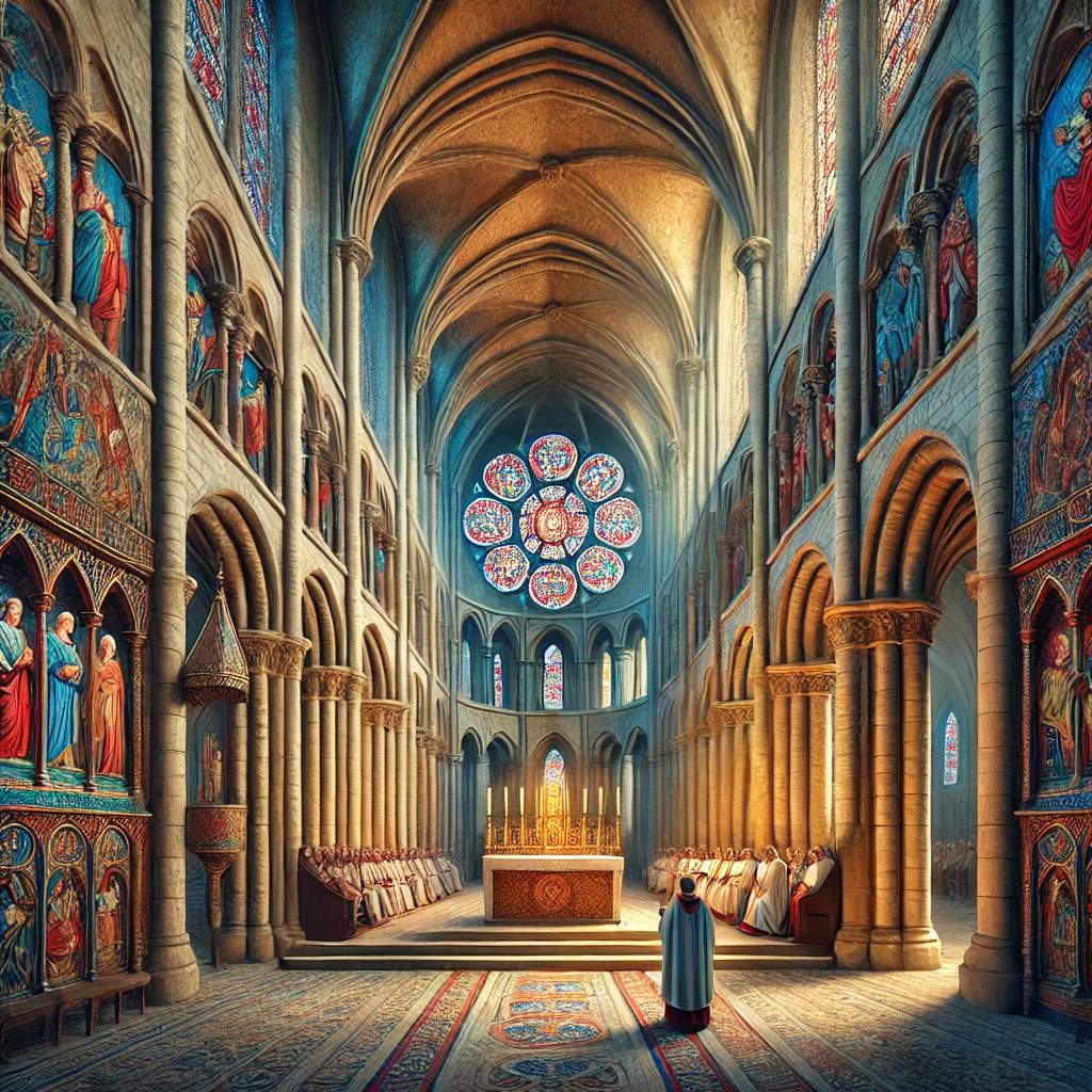 중세 미술과 건축의 통합 – 시각적 신학의 구현