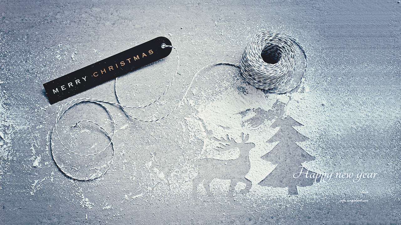 05 메리 크리스마스 C - Happy new year 크리스마스배경화면