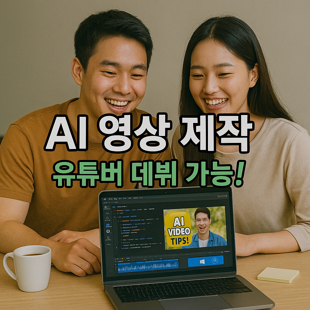 AI 영상 제작 유튜버 데뷔 가능!