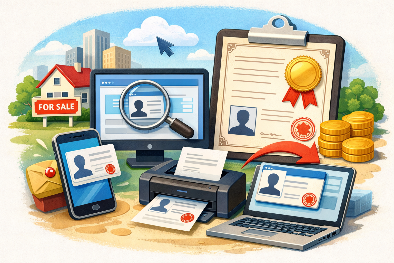 공인중개사 자격증 조회 및 재발급 방법 : 온라인에서 쉽게 확인하고 재발급 받는 법 관련 사진