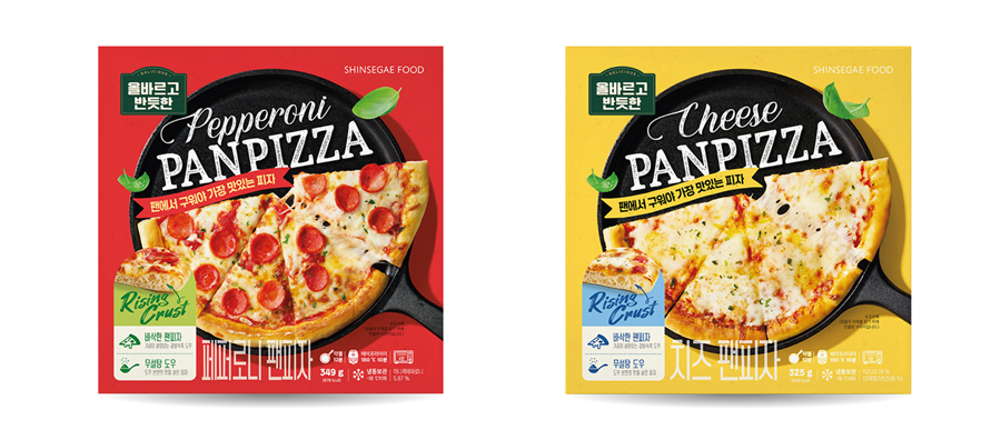 신세계푸드 냉동피자 &#39;올바르고 반듯한 팬피자&#39;