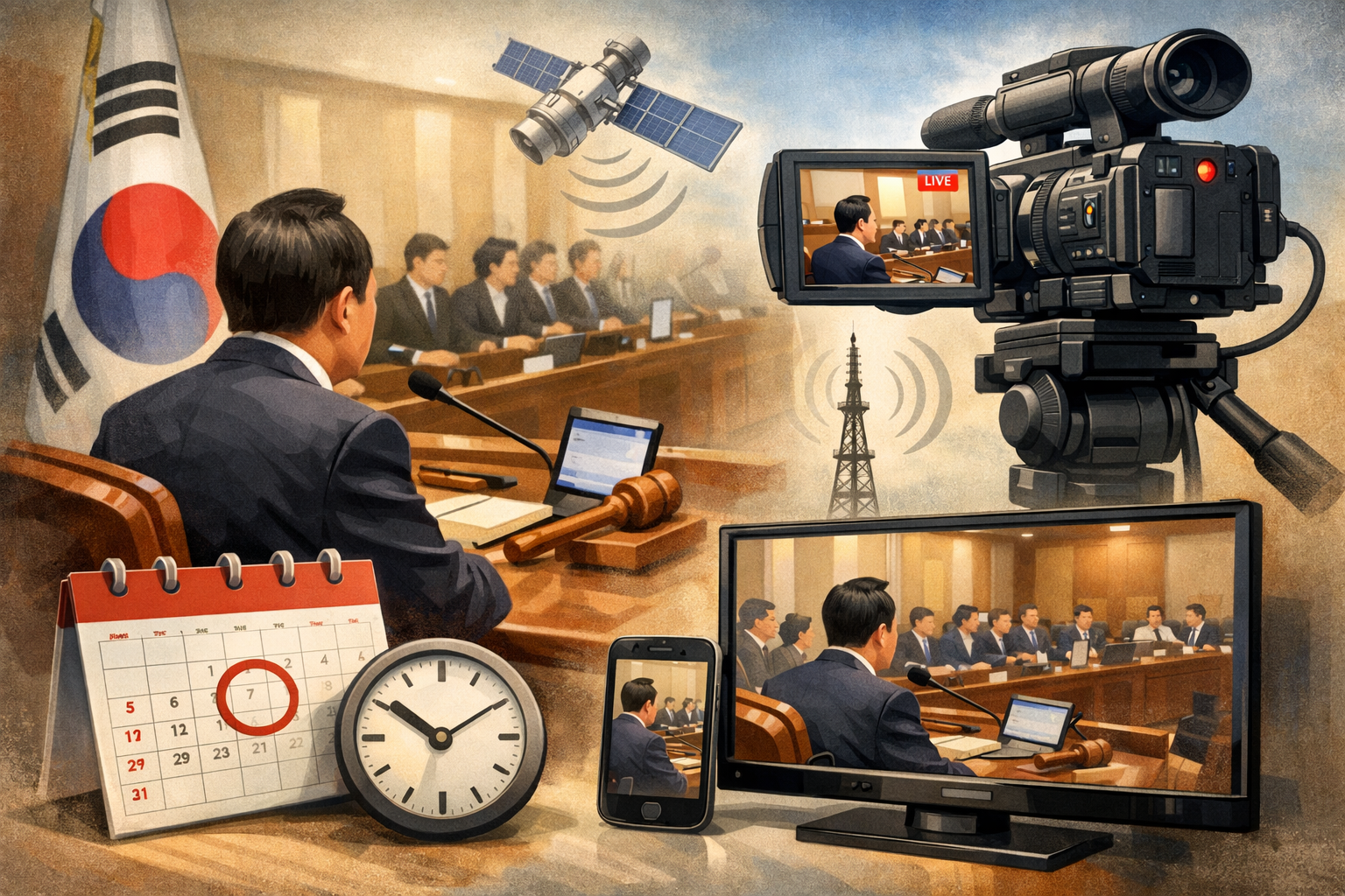 국무회의 생중계 일정과 방송 채널 확인 방법 관련 사진