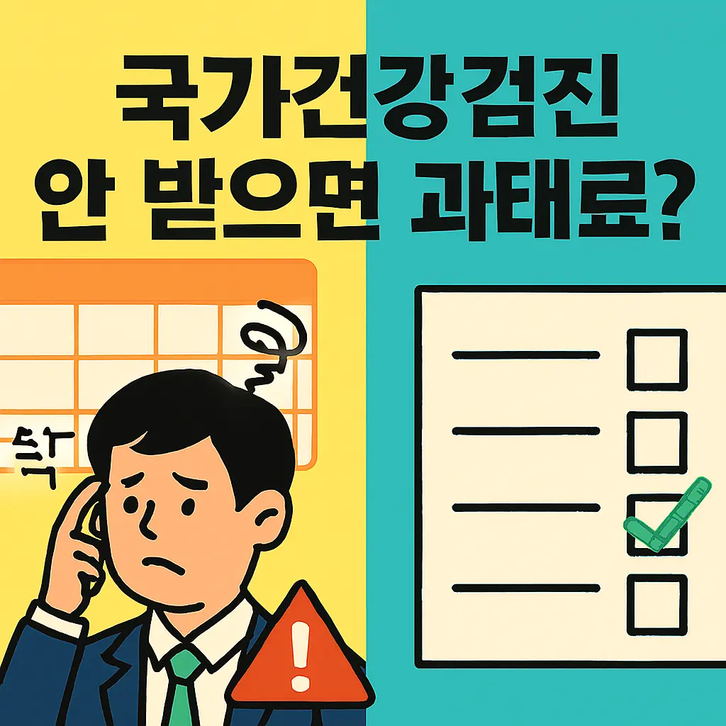 직장인 국가건강검진 안 받으면 과태료? 불이익 피하는 연기 신청 꿀팁