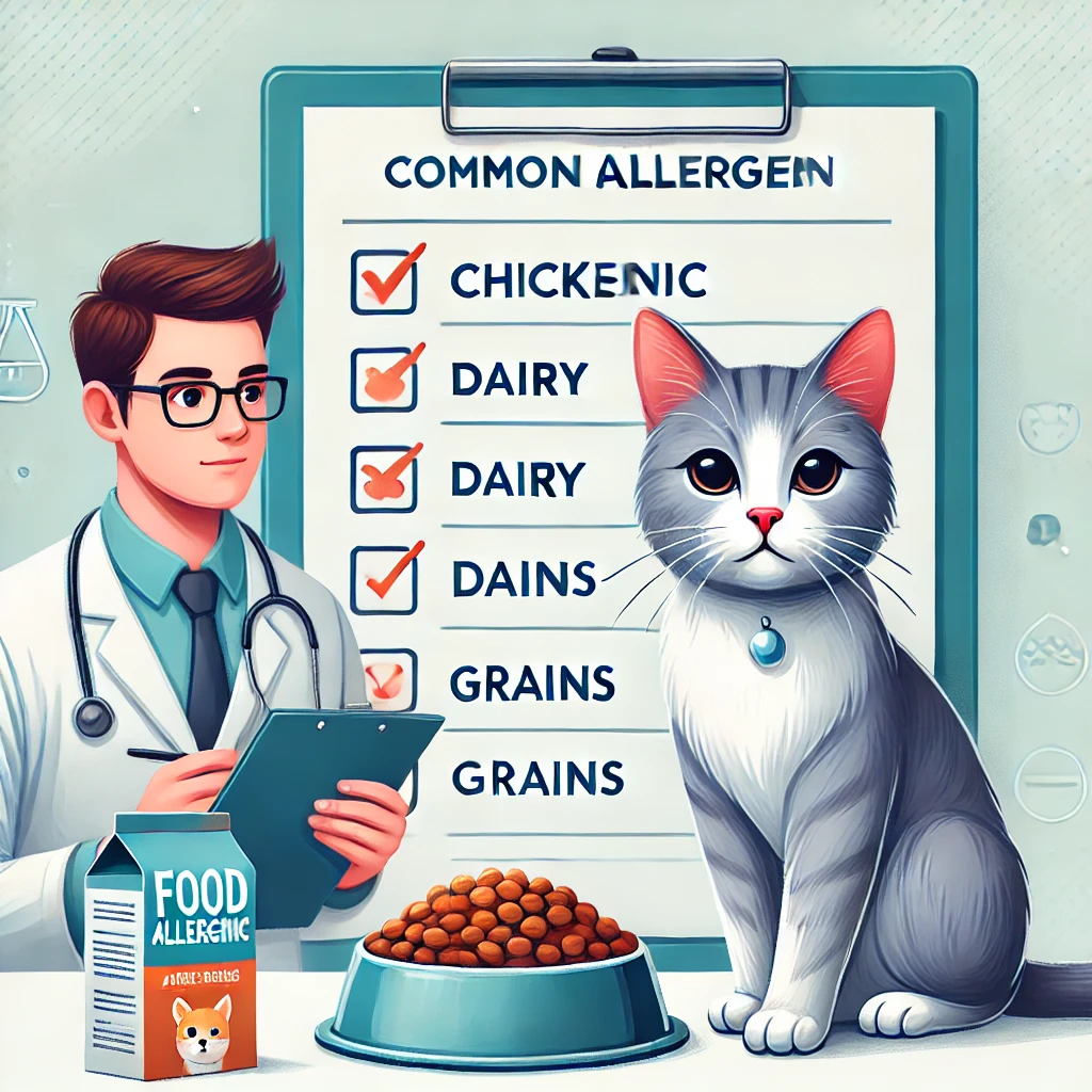 고양이의 식이 알레르기 증상과 대처법