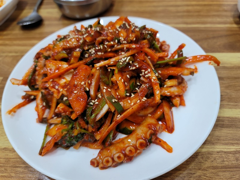 송학낙지회관 - 낙지초무침1