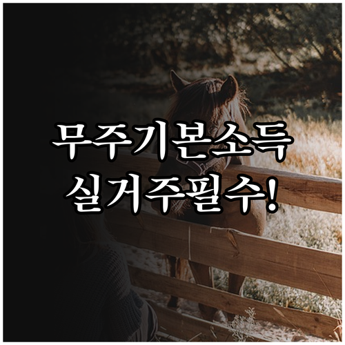 무주군 농어촌 기본소득 적격 심사 절..