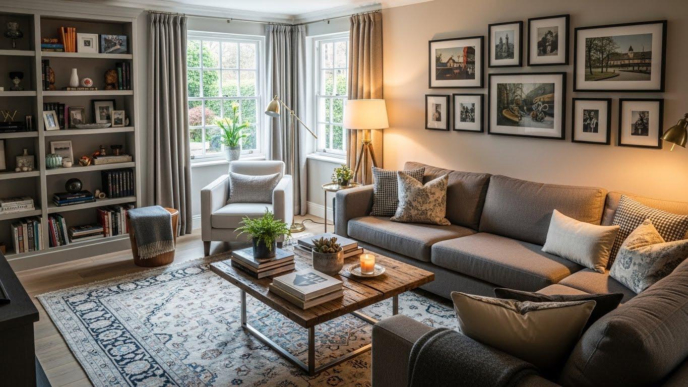 거실인테리어가 잘된 집