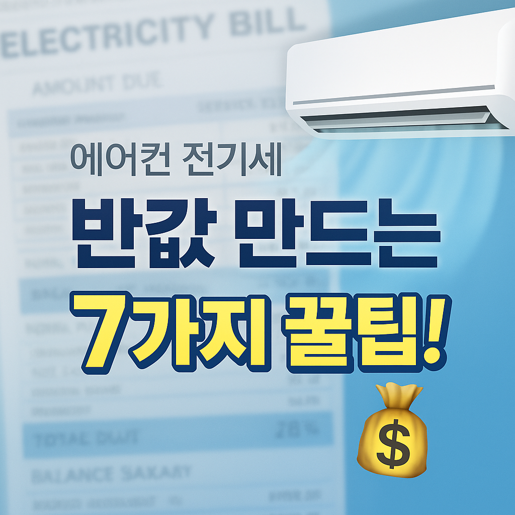 에어컨 전기세 절약방법