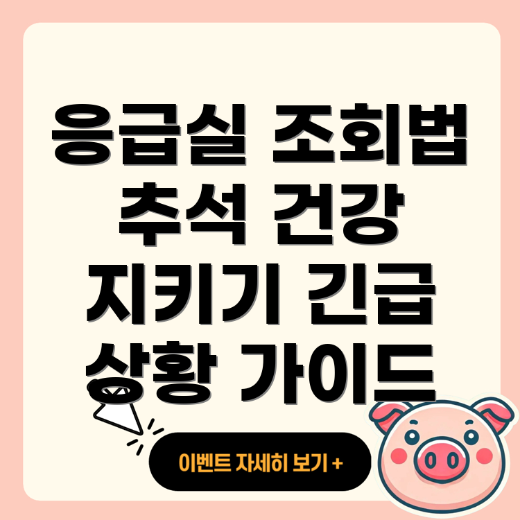 응급실 조회