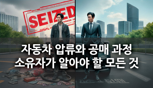 자동차 압류와 공매 과정: 소유자가 알아야 할 모든 것