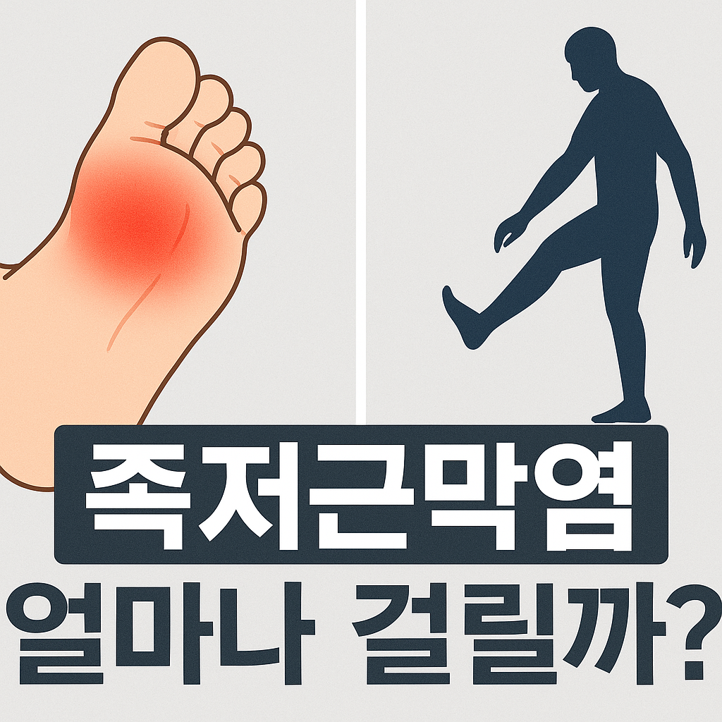 족저근막염 치료기간, 치료 방법까지 꼼꼼하게 알려드릴게요