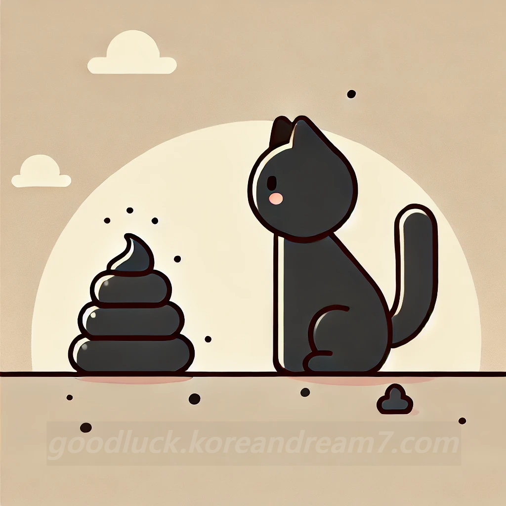 검은고양이똥꿈