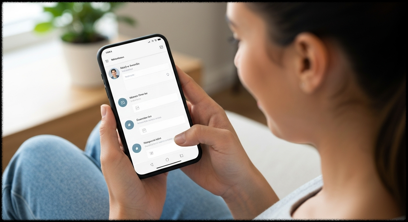 복지멤버십 서비스를 이용 중인 모습