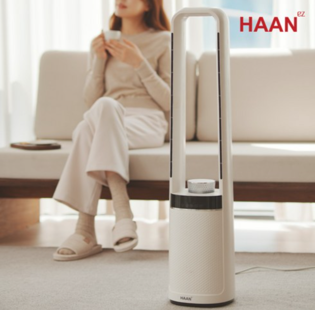 한경희 가정용 온풍기 절전형 PTC 날개 없는 선풍기 겸용 전기 히터