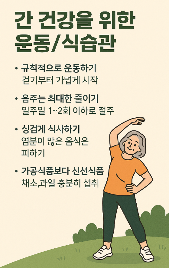 간 건강 지키기 – 지방간과 간염 예방을 위한 식생활