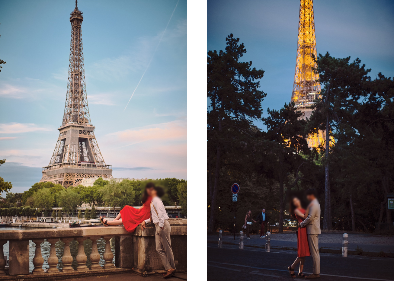 에펠탑 파리스냅