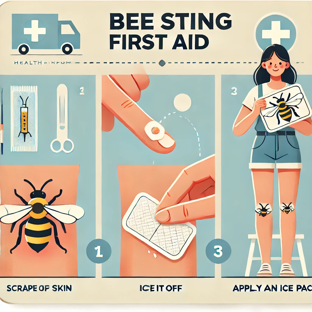 벌 쏘였을 때 응급처치