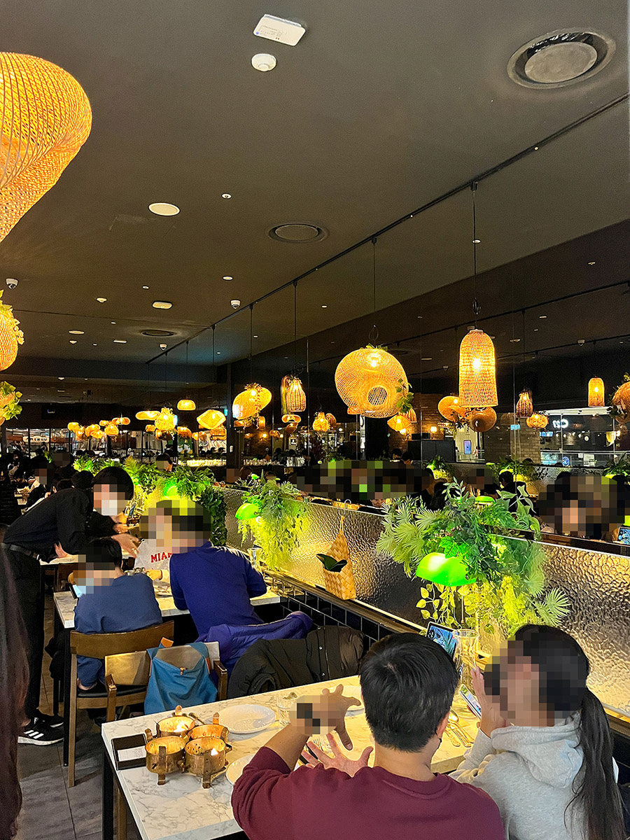 부산 해운대 신세계 센텀시티 몰 - 인도 카레 맛집 아그라(Agra) 내부