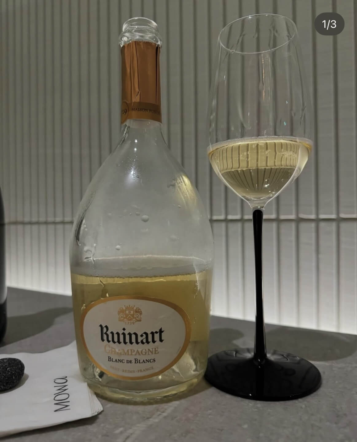 뤼이나르 블랑 드 블랑 샴페인｜Ruinart Blanc de Blancs Champagne, Champagne, France