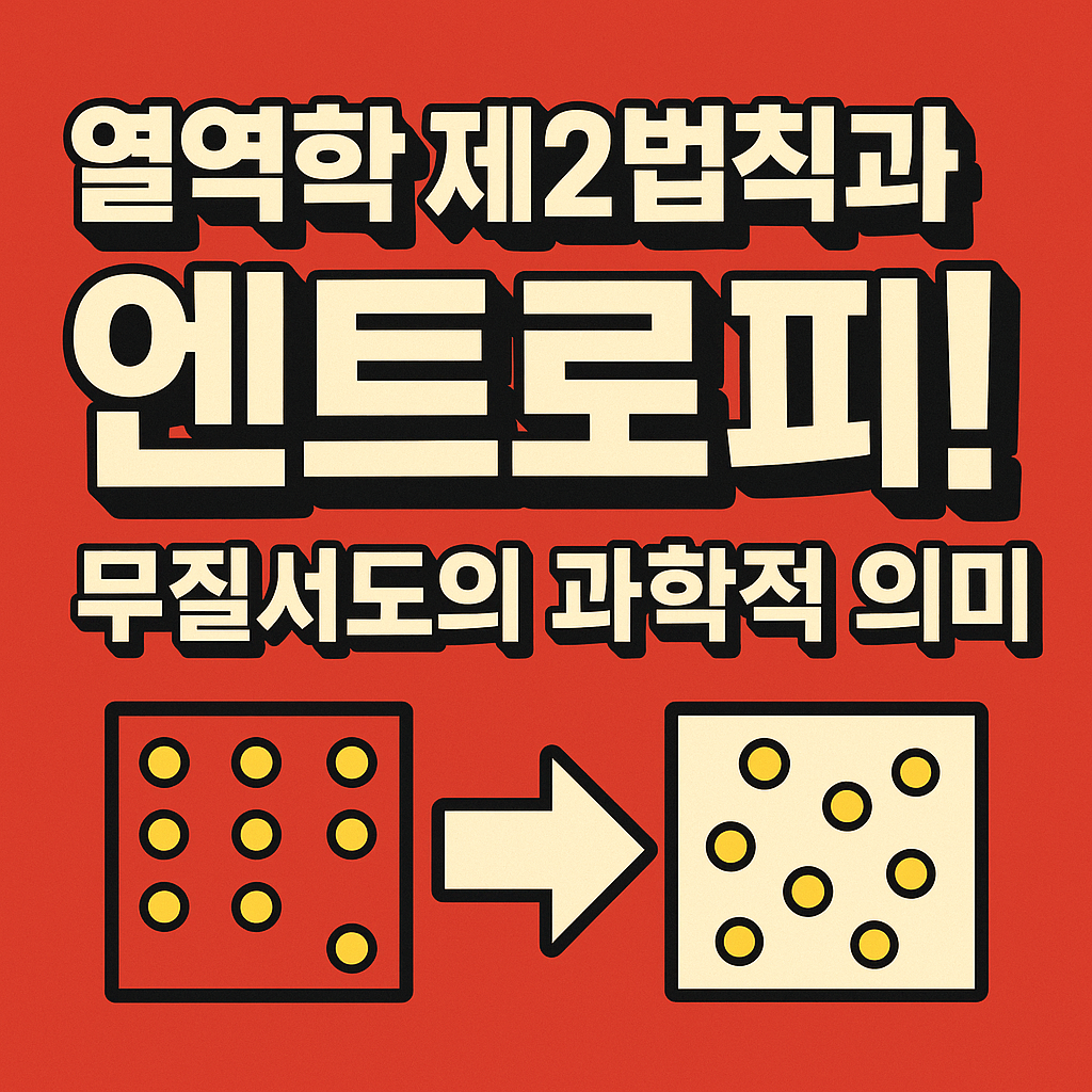 열역학 제2법칙과 엔트로피: 무질서도의 과학적 의미