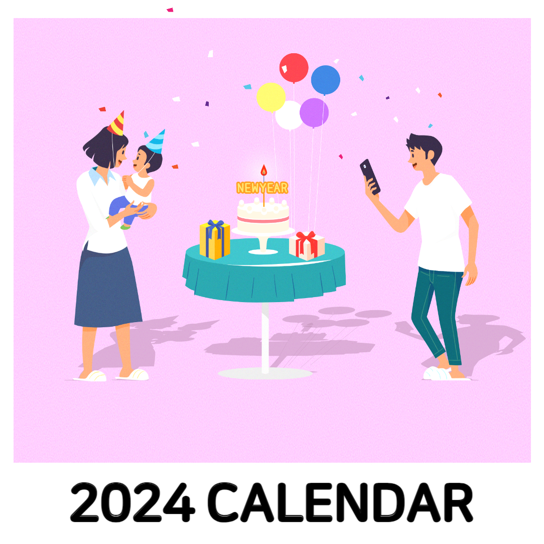 2024년 달력, 황금연휴, 공휴일 정보, 달력 무료 다운로드