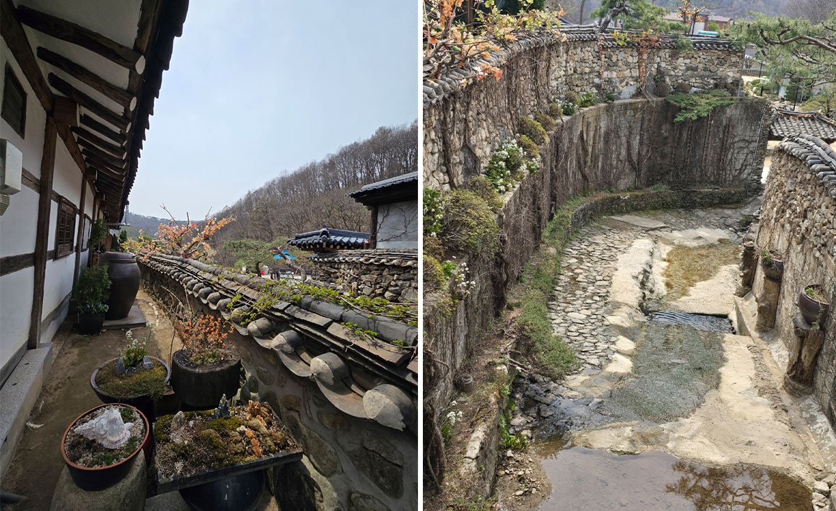 카페 외부 내습