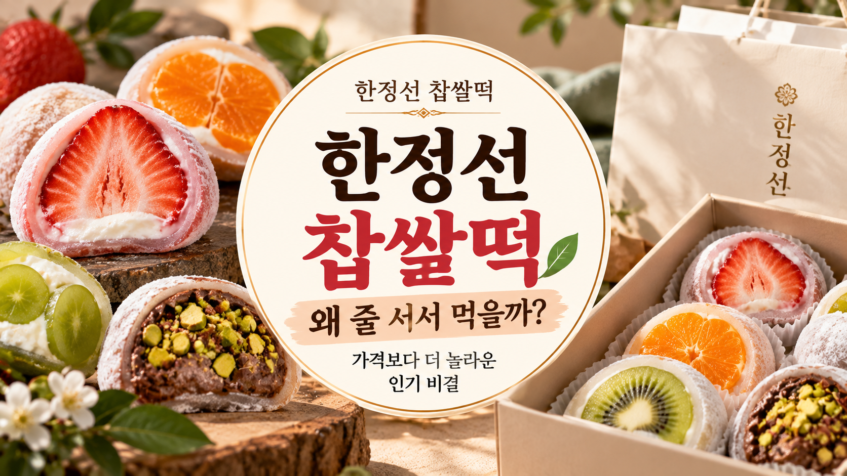 한정선 찹쌀떡