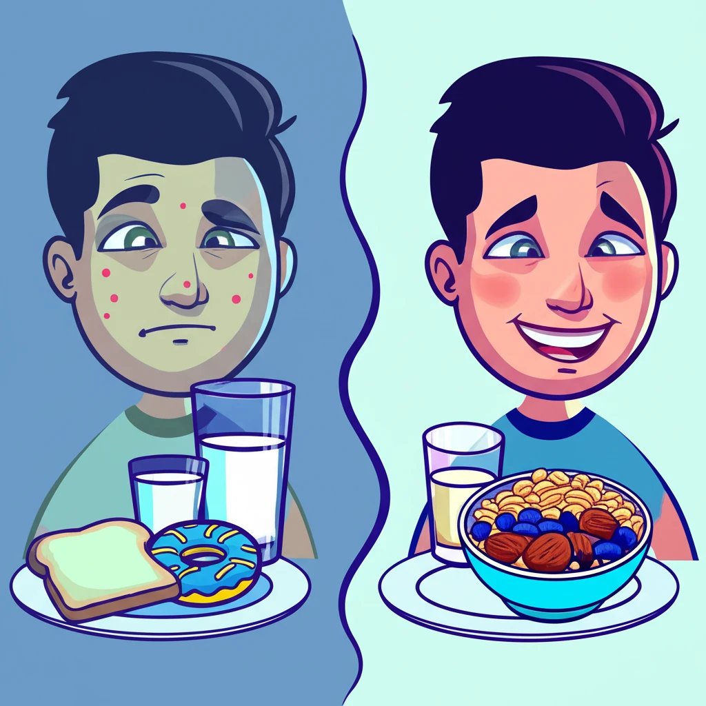 피부 트러블 완화 다이어트 식단 구성..