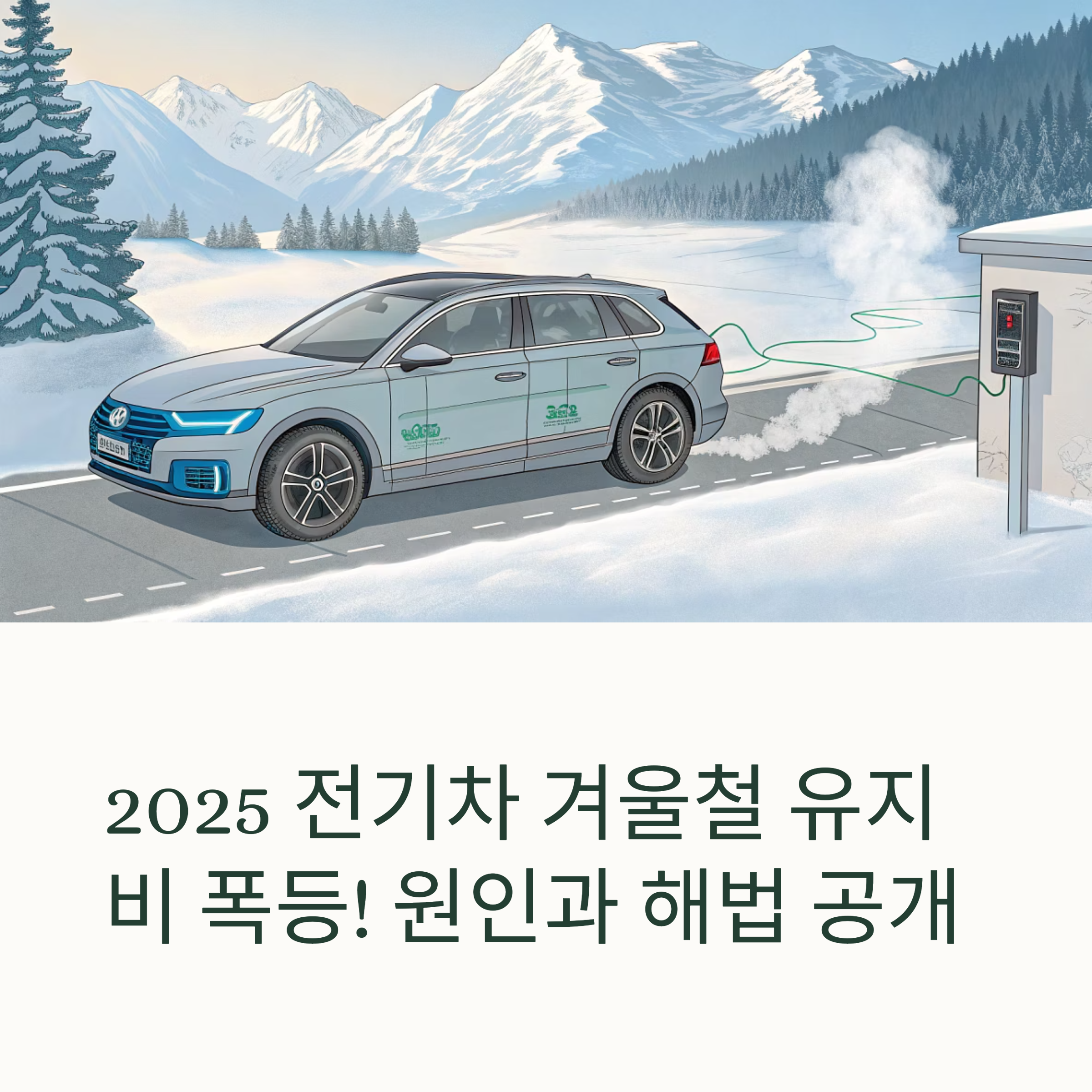 전기차 겨울철 유지비 증가 원인