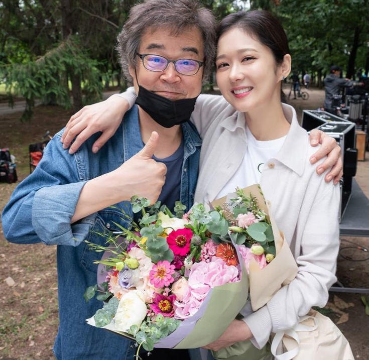 배우 장나라와 아버지 주호성(본명 장연교)의 예술가 가족 사진이미지