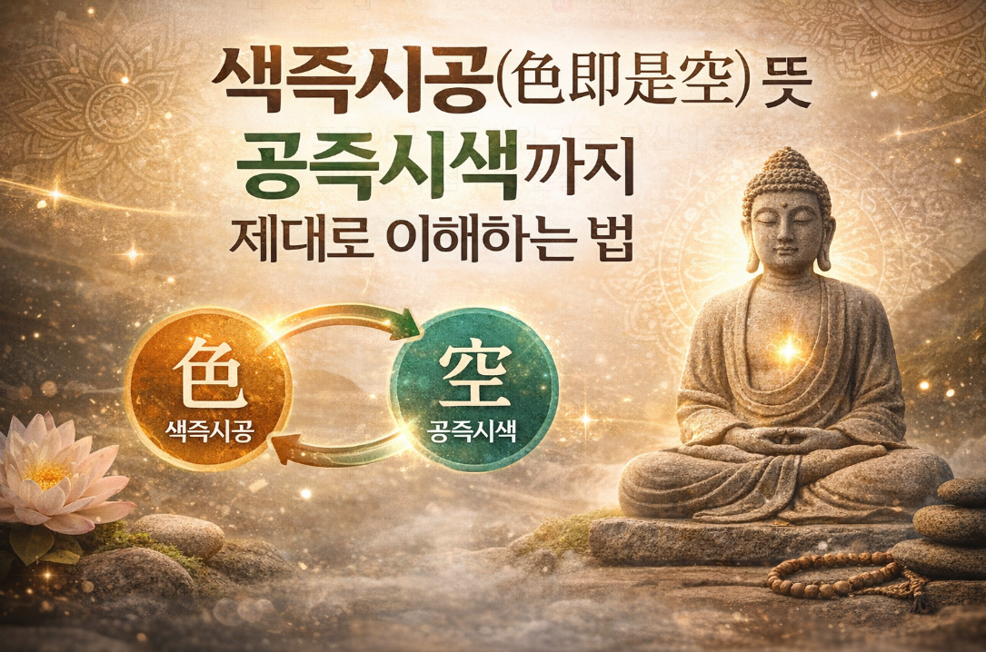 색즉시공 공즉시색, 3분 만에 제대로 이해하는 법