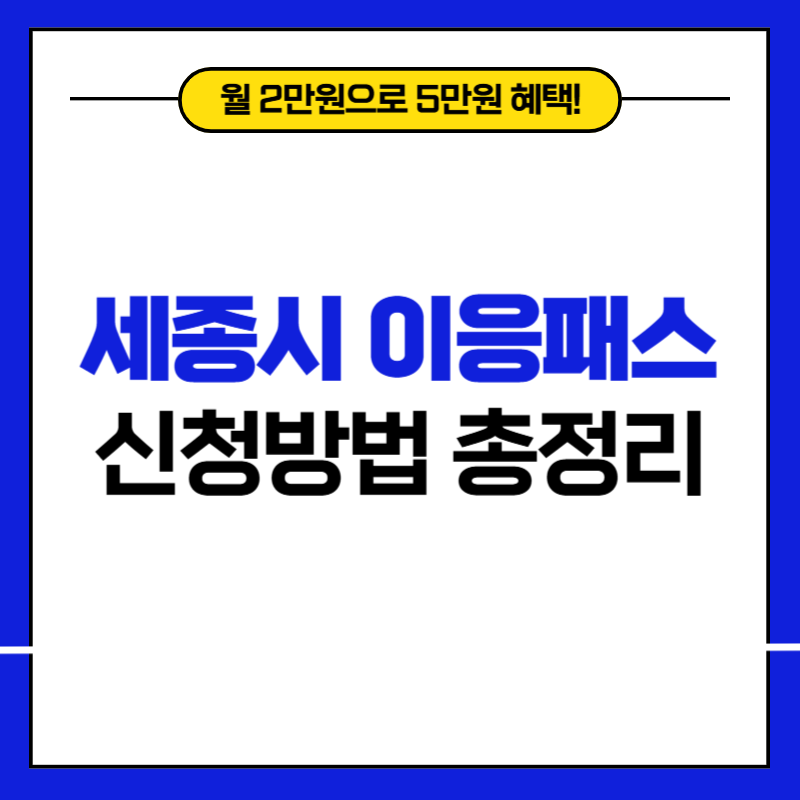 세종시 이응패스