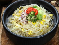 콩나물밥 만들기