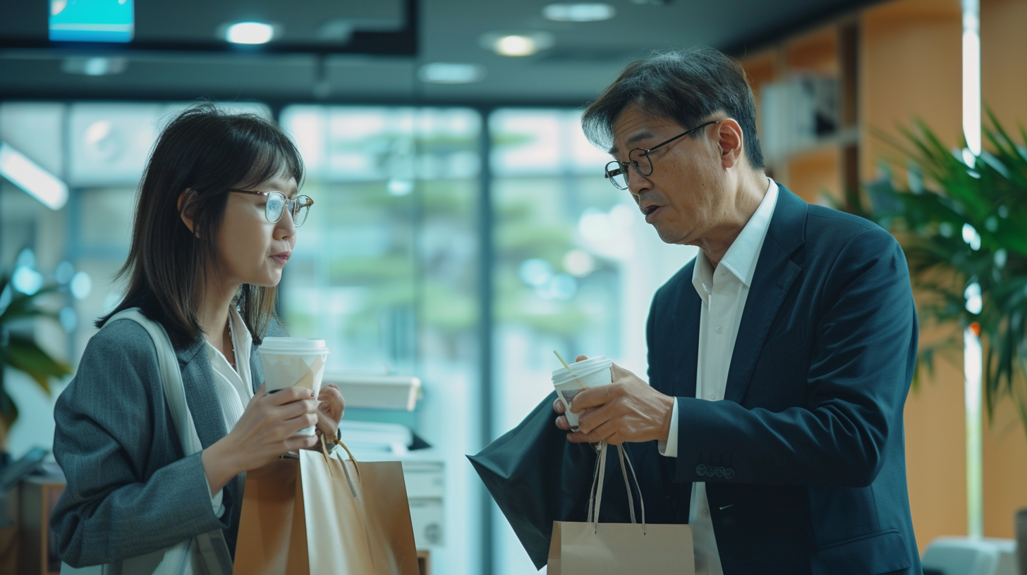 사적 업무를 지시하는 상사의 사진