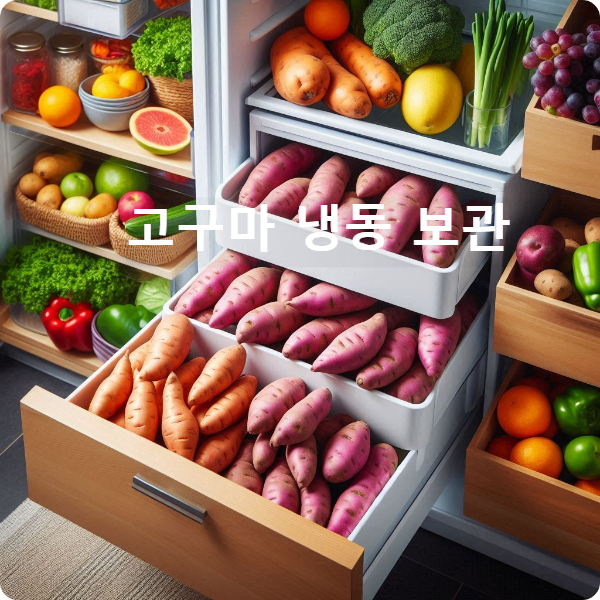 고구마 냉동 보관