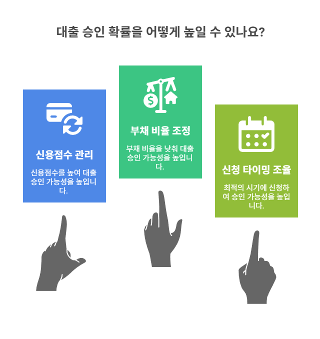 대출 승인 확률을 높이는 팁