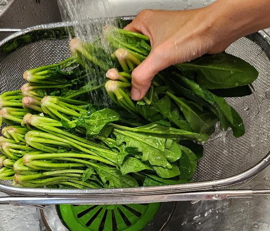시금치나물