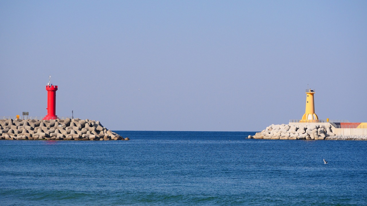 동해바다 사천항