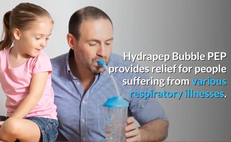 가래 빼는 BPEP 하는 사진