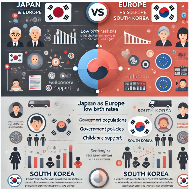 일본·유럽 vs 한국, 저출산 및 인구 변화 대응 전략 비교 관련 사진