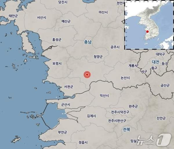 충남 부여 지진 규모 2.6 발생｜익산&middot;공주까지 흔들림? 진도 4 어느 정도일까