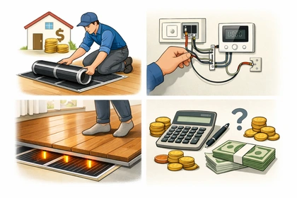 난방필름 시공방법과 가격 비교 예시7