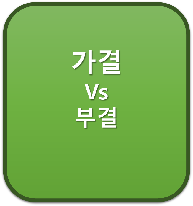 가결과 부결 뜻