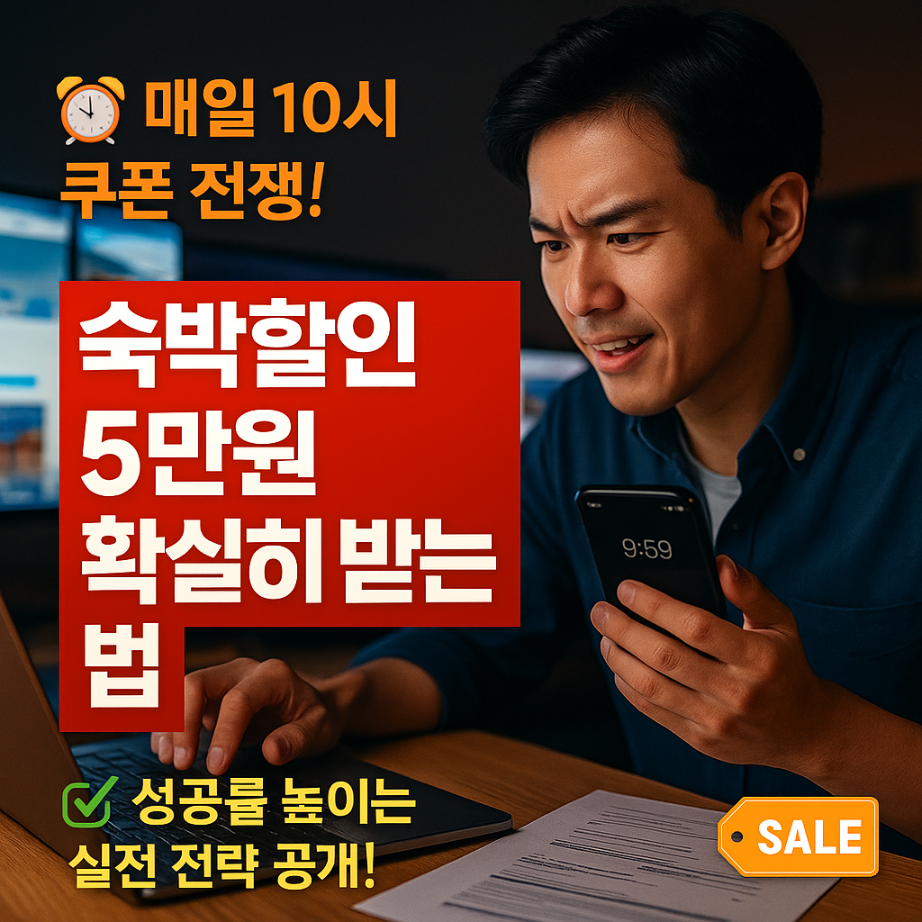 2025 숙박세일 페스타 쿠폰 전쟁에서 이기는 법 (출처:문화체육관광부)