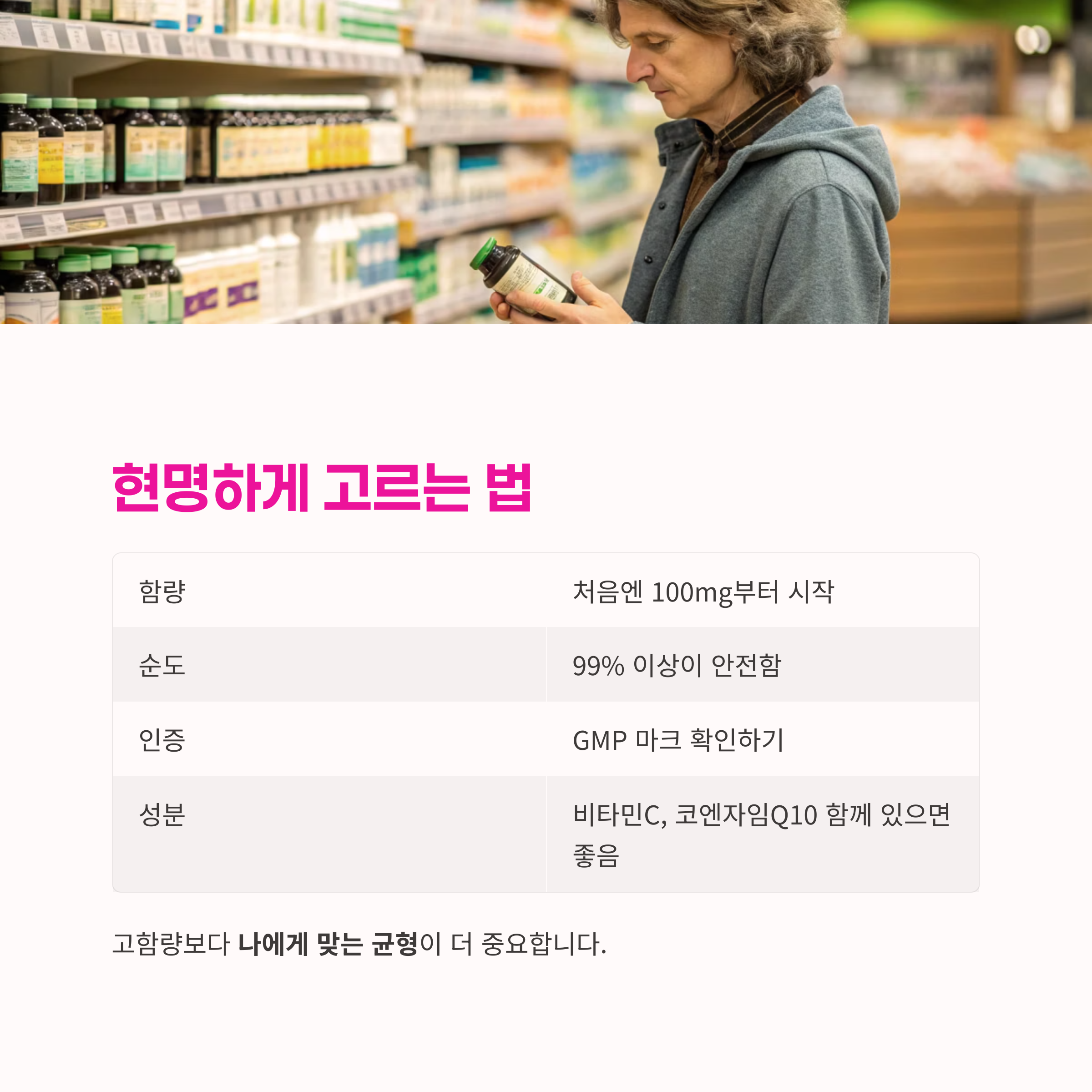 NAD 보충,