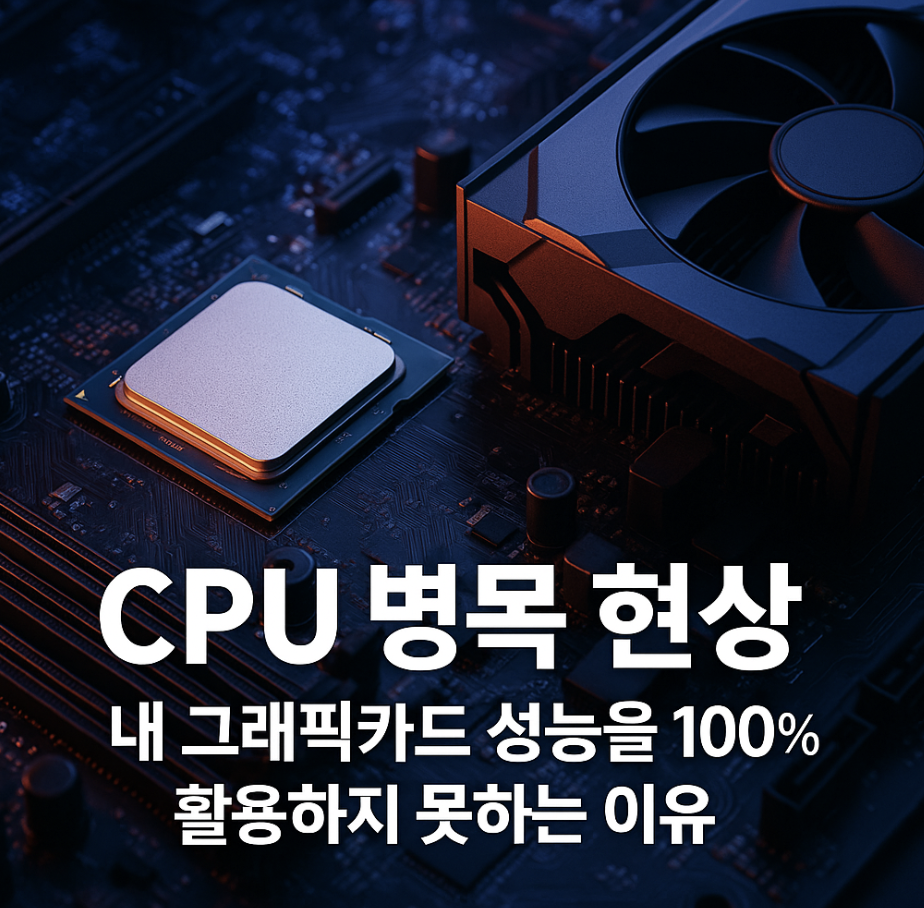 CPU 병목 현상, 내 그래픽카드 성능을 100% 활용하지 못하는 이유