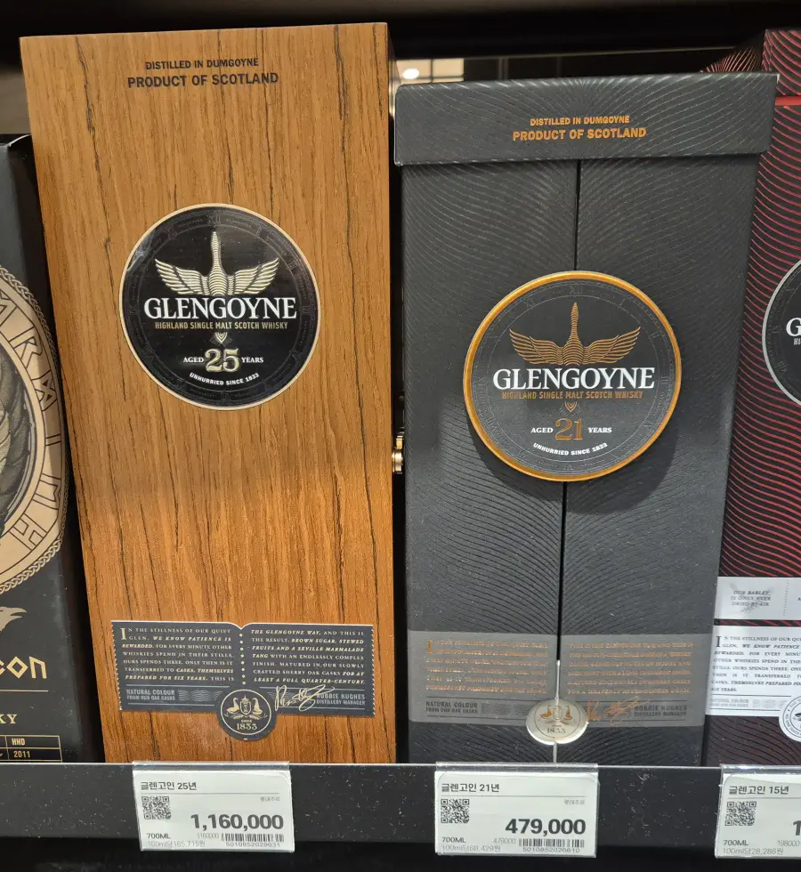 글렌고인 21년, 25년