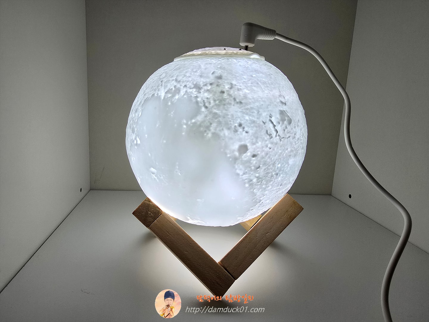 듀플렉스 보름달 무드등 가습기 DP-13MH