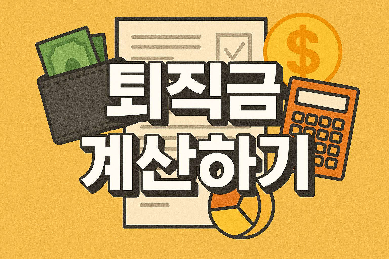 퇴직금 계산하기