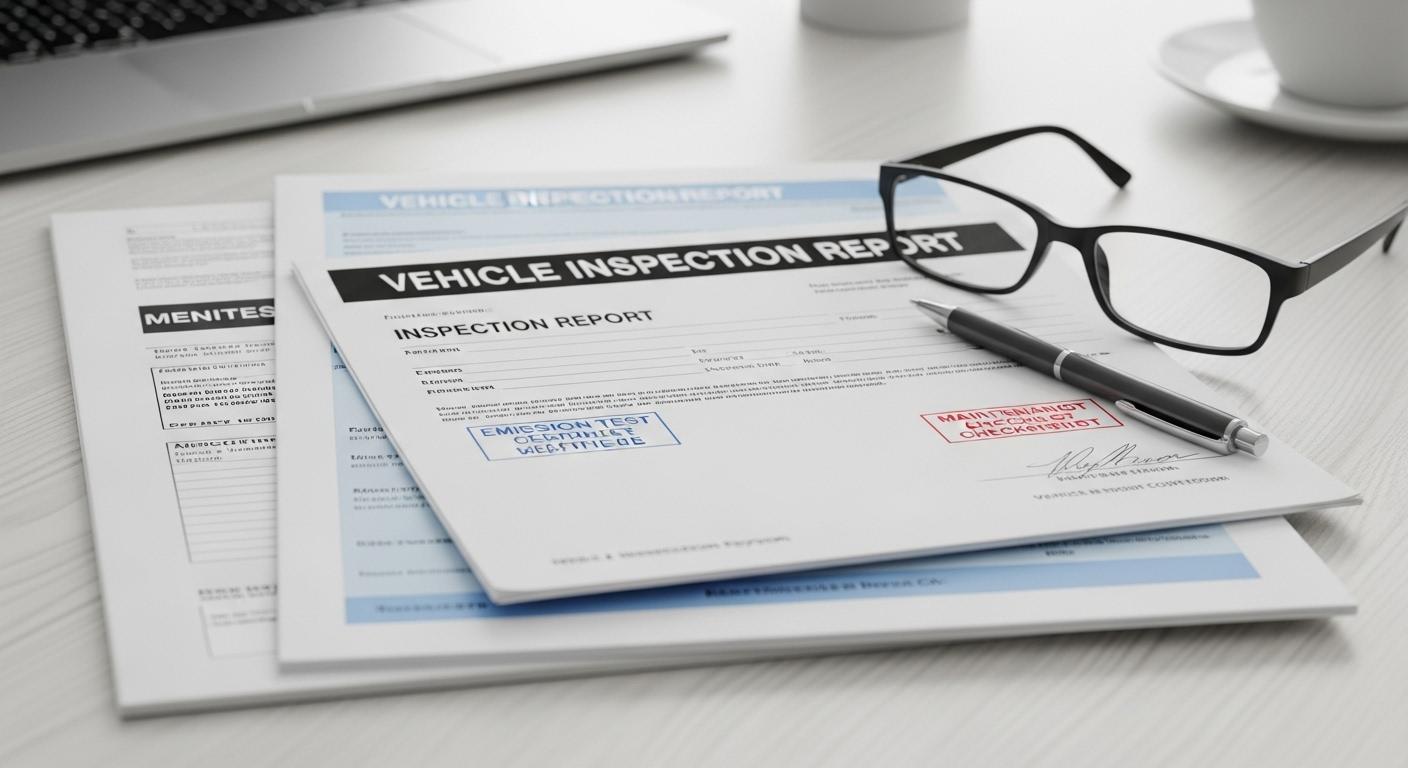 자동차 정기검사 필요서류